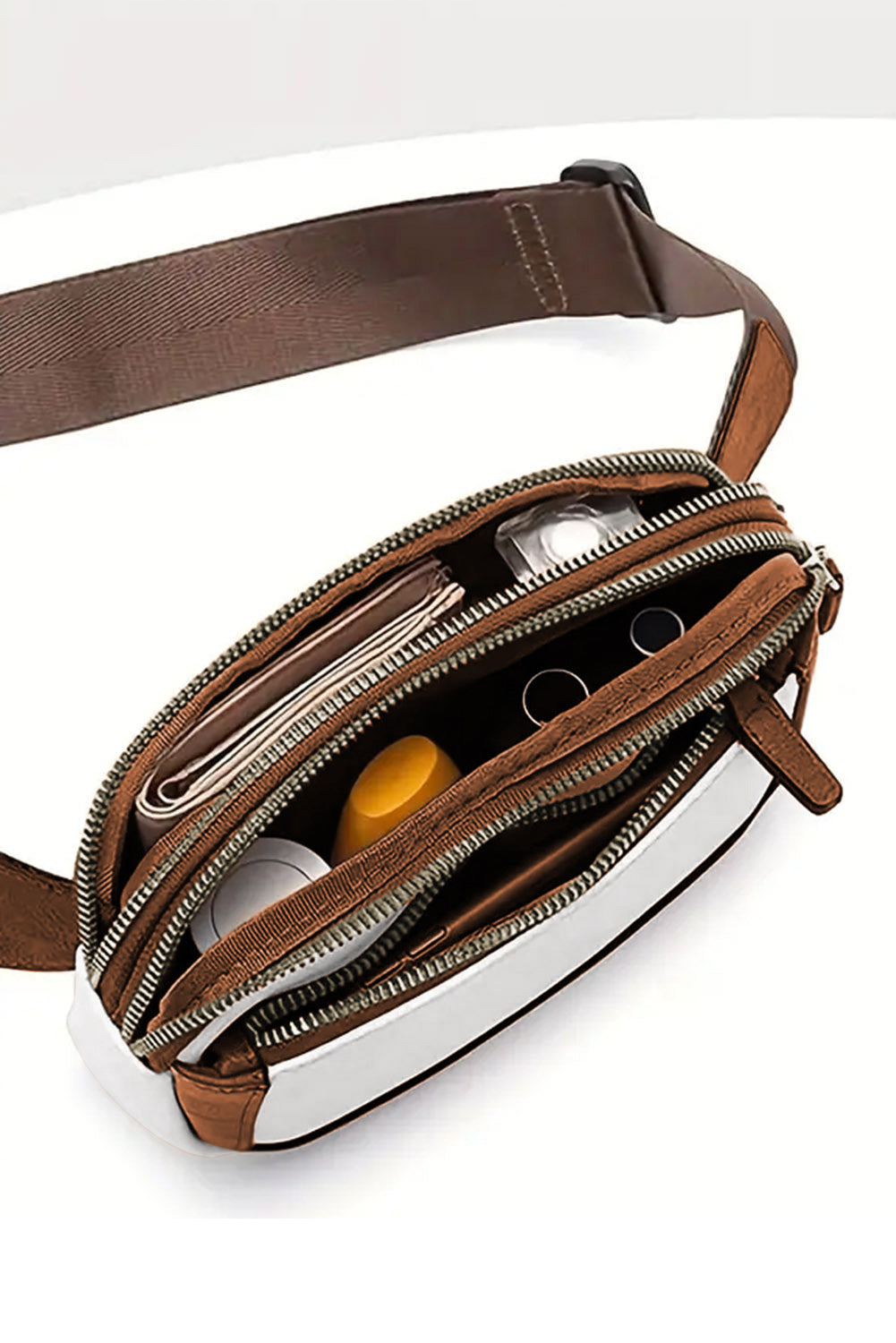 The Valerie Adjustable Strap Mini Vegan Leather Crossbody Bag