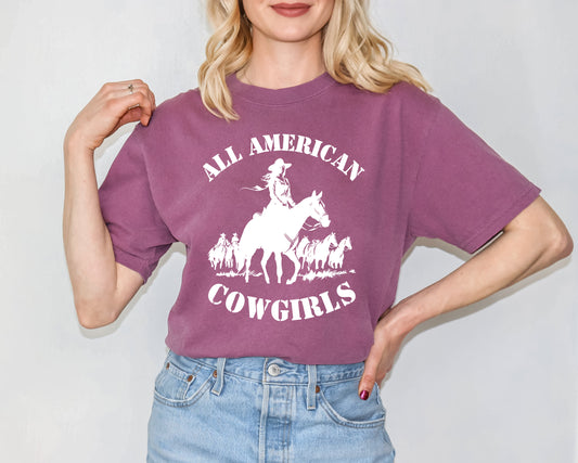 All American Cowgirls Unisex Heavyweight T-Shirt