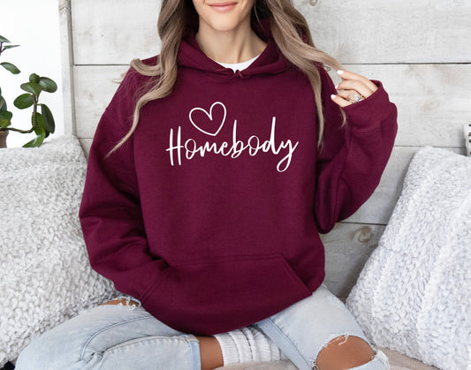 Embroidered Homebody Unisex Hoodie