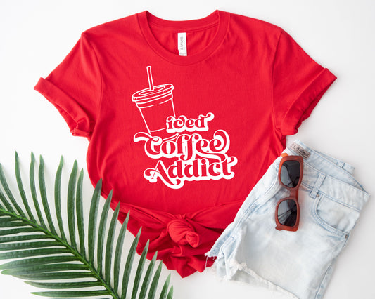 Iced Coffee Addict Unisex T-Shirt