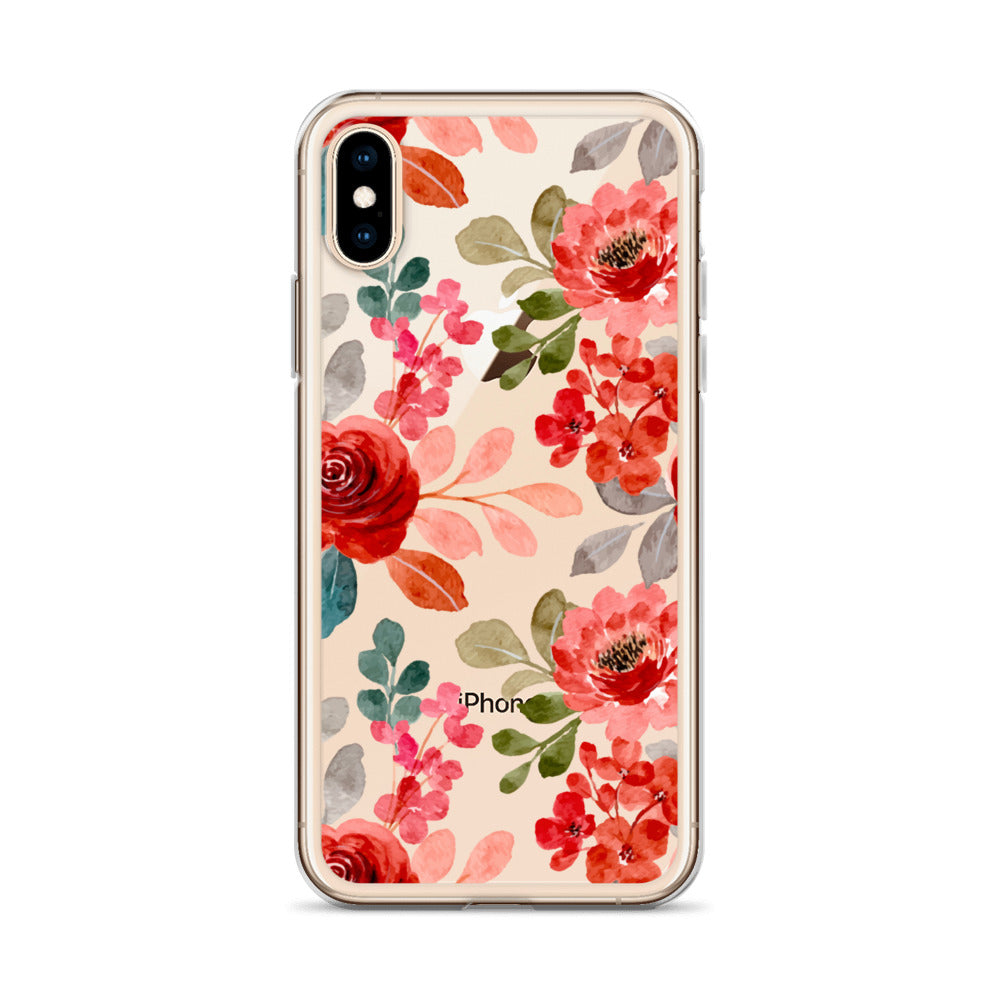 Rosy Posy Clear Case for iPhone®