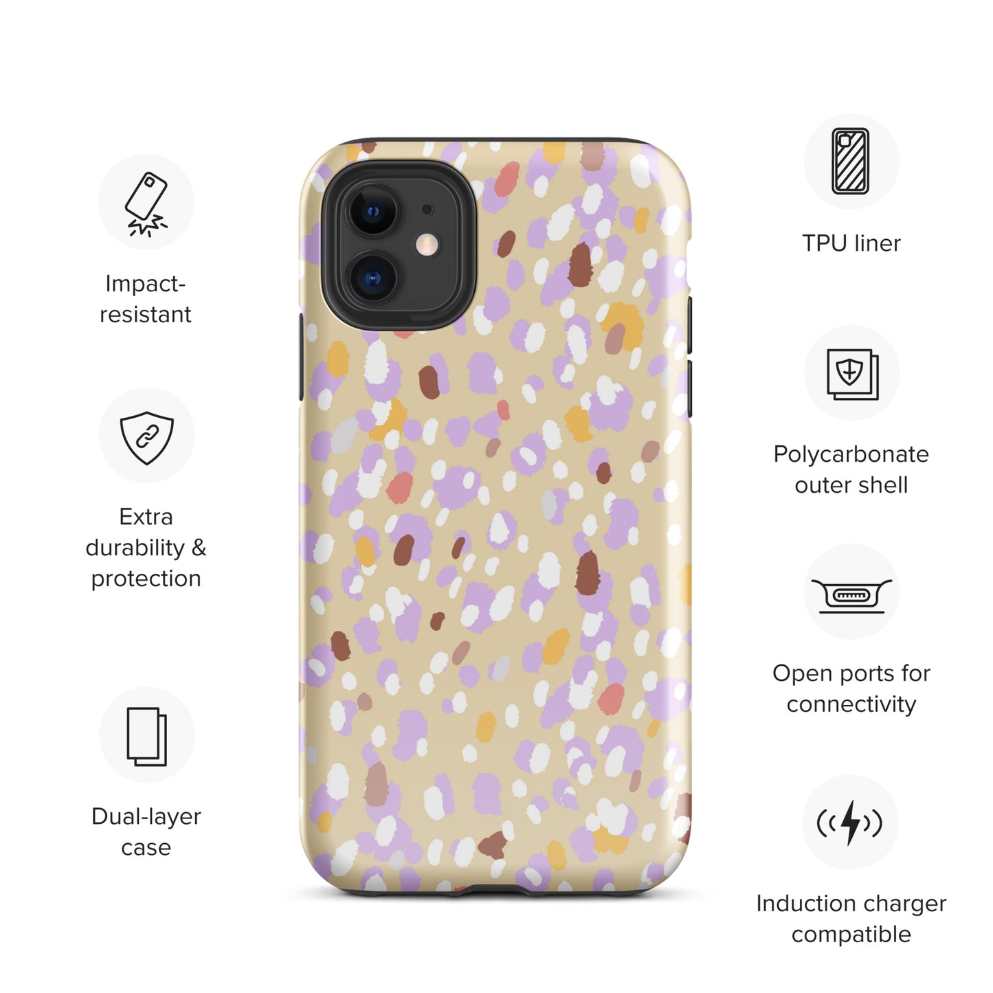 Confetti Dot Tough Case for iPhone®