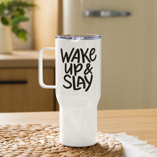 Wake Up & Slay Travel Mug