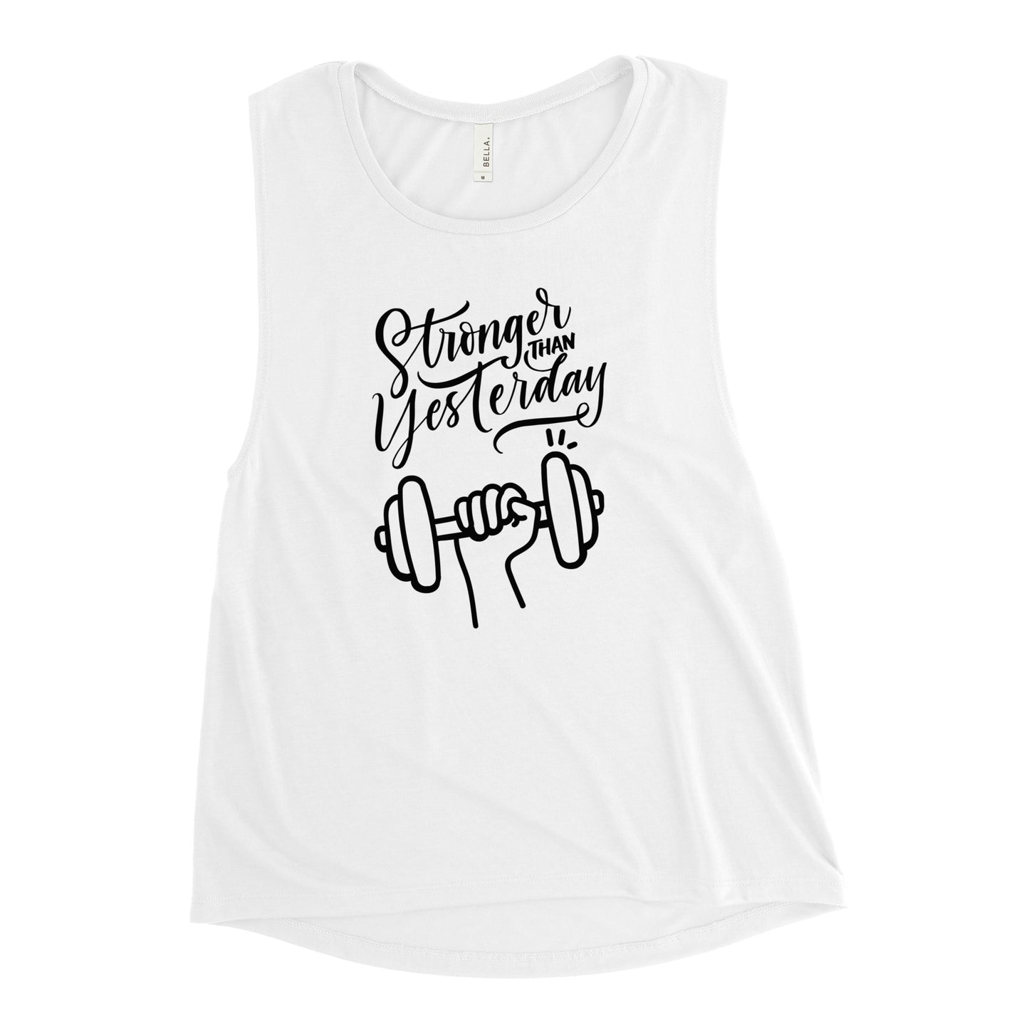 Stronger That Yesterday Muscle Tank